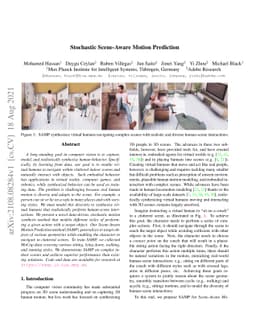 Stochastic Scene-Aware Motion Prediction