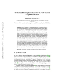 Blockchain Phishing Scam Detection via Multi-channel Graph
  Classification