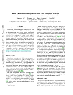 CIGLI: Conditional Image Generation from Language & Image