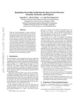 Regulating Ownership Verification for Deep Neural Networks: Scenarios,
  Protocols, and Prospects