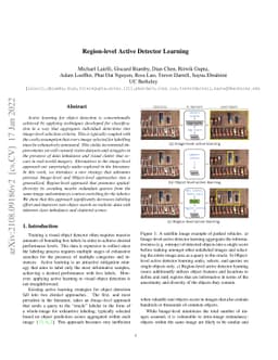 Region-level Active Detector Learning