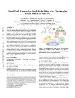 DisenKGAT: Knowledge Graph Embedding with Disentangled Graph Attention
  Network