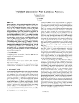 Transient Execution of Non-Canonical Accesses