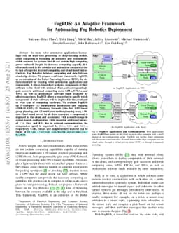 FogROS: An Adaptive Framework for Automating Fog Robotics Deployment