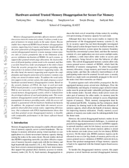 Hardware-assisted Trusted Memory Disaggregation for Secure Far Memory
