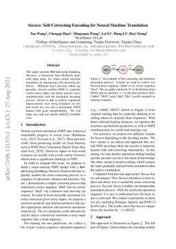 Secoco: Self-Correcting Encoding for Neural Machine Translation