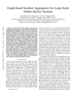Graph-based Incident Aggregation for Large-Scale Online Service Systems