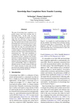 Knowledge Base Completion Meets Transfer Learning
