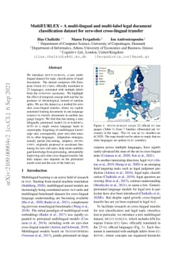 MultiEURLEX -- A multi-lingual and multi-label legal document
  classification dataset for zero-shot cross-lingual transfer