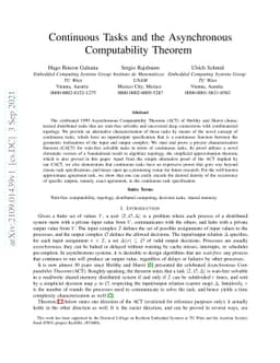 Continuous Tasks and the Chromatic Simplicial Approximation Theorem