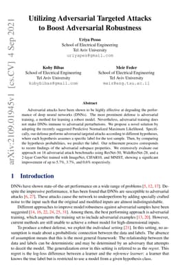 Utilizing Adversarial Targeted Attacks to Boost Adversarial Robustness