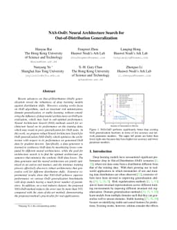 NAS-OoD: Neural Architecture Search for Out-of-Distribution
  Generalization