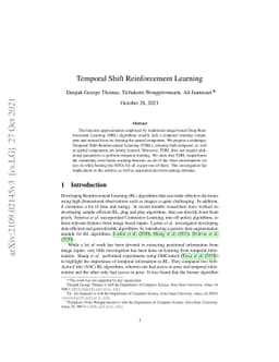 Temporal Shift Reinforcement Learning