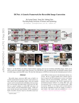 IICNet: A Generic Framework for Reversible Image Conversion