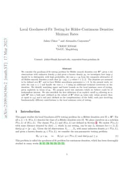 Goodness-of-Fit Testing for Hölder-Continuous Densities: Sharp Local
  Minimax Rates