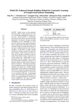 ESimCSE: Enhanced Sample Building Method for Contrastive Learning of
  Unsupervised Sentence Embedding