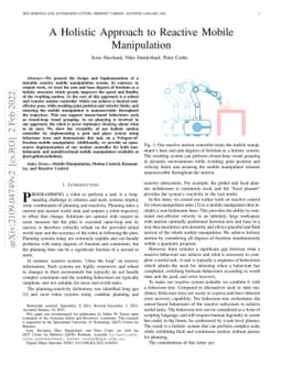 A Holistic Approach to Reactive Mobile Manipulation