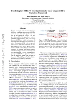 Does It Capture STEL? A Modular, Similarity-based Linguistic Style
  Evaluation Framework