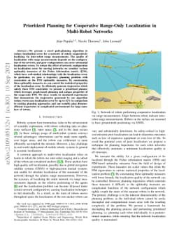 Prioritized Planning for Cooperative Range-Only Localization in
  Multi-Robot Networks