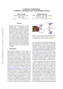 Looking for Confirmations: An Effective and Human-Like Visual Dialogue
  Strategy