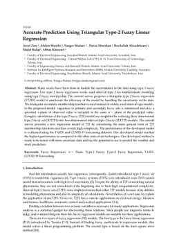 Accurate Prediction Using Triangular Type-2 Fuzzy Linear Regression