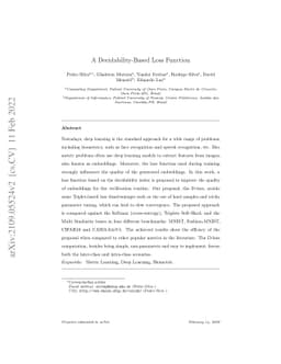 A Decidability-Based Loss Function