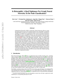 Is Heterophily A Real Nightmare For Graph Neural Networks To Do Node
  Classification?