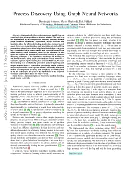 Process Discovery Using Graph Neural Networks