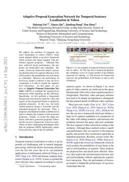 Adaptive Proposal Generation Network for Temporal Sentence Localization
  in Videos