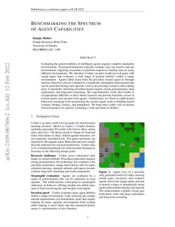 Benchmarking the Spectrum of Agent Capabilities