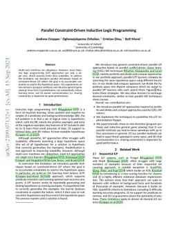 Parallel Constraint-Driven Inductive Logic Programming