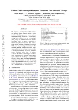 End-to-End Learning of Flowchart Grounded Task-Oriented Dialogs