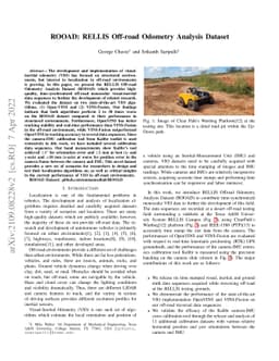 ROOAD: RELLIS Off-road Odometry Analysis Dataset
