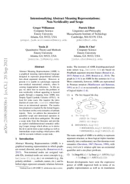 Intensionalizing Abstract Meaning Representations: Non-Veridicality and
  Scope