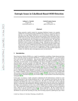 Entropic Issues in Likelihood-Based OOD Detection