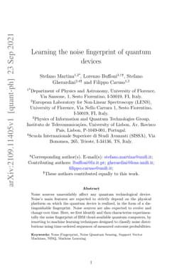 Learning the noise fingerprint of quantum devices
