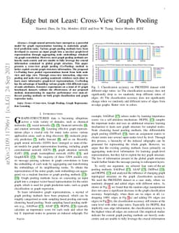 Edge but not Least: Cross-View Graph Pooling