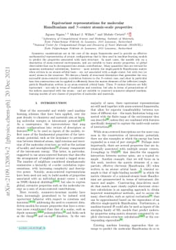 Equivariant representations for molecular Hamiltonians and N-center
  atomic-scale properties