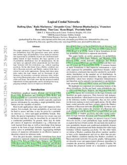 Logical Credal Networks