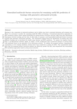 Generalized multiscale feature extraction for remaining useful life
  prediction of bearings with generative adversarial networks