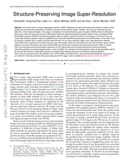 Structure-Preserving Image Super-Resolution