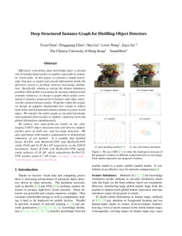 Deep Structured Instance Graph for Distilling Object Detectors
