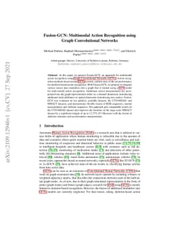 Fusion-GCN: Multimodal Action Recognition using Graph Convolutional
  Networks