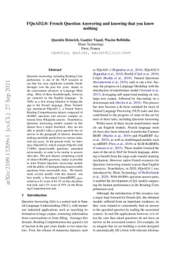 FQuAD2.0: French Question Answering and knowing that you know nothing
