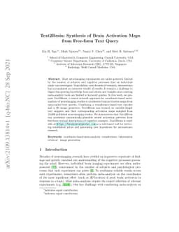 Text2Brain: Synthesis of Brain Activation Maps from Free-form Text Query