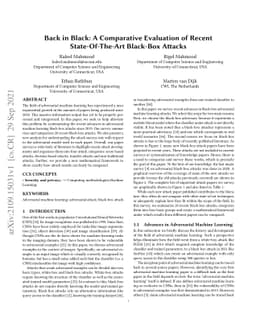 Back in Black: A Comparative Evaluation of Recent State-Of-The-Art
  Black-Box Attacks