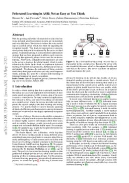 Federated Learning in ASR: Not as Easy as You Think