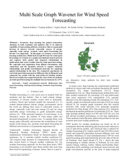 Multi Scale Graph Wavenet for Wind Speed Forecasting