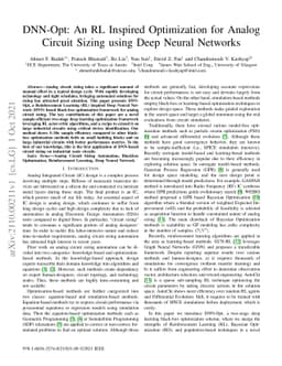 DNN-Opt: An RL Inspired Optimization for Analog Circuit Sizing using
  Deep Neural Networks