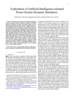 Exploration of Artificial Intelligence-oriented Power System Dynamic
  Simulators